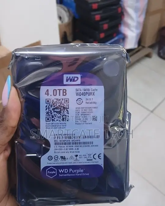 4tb Wd Purple Sata Surveillance Hard Disk for CCTV DVR NVR