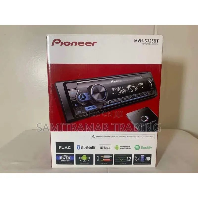MVH-S325bt Pioneer 1-Din Digital Media Receiver With Dual Bluetooth