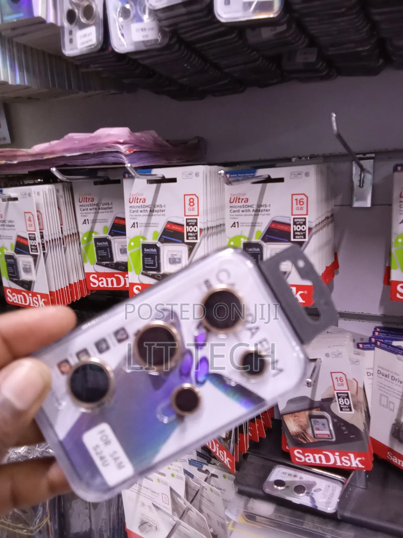 Titanium-Style Dark Grey or Black Camera Lens for Galaxy S24 Ultra