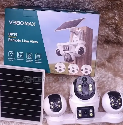 4G 4-Lens Wireless Solar CCTV Camera