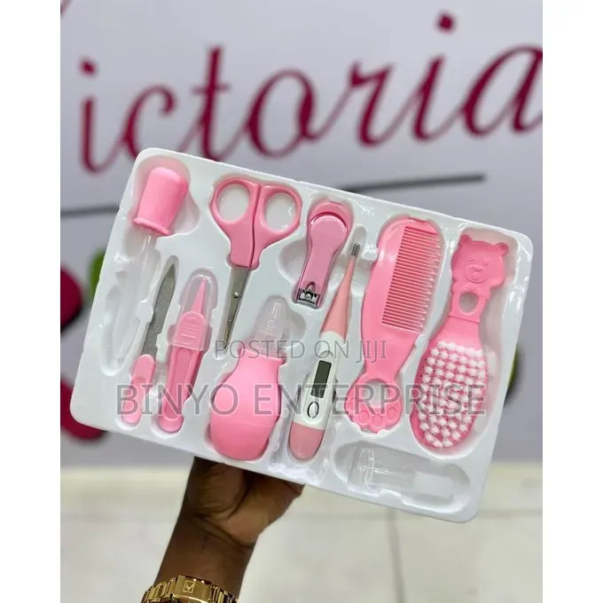 10 PCS Pink Baby Kit Care
