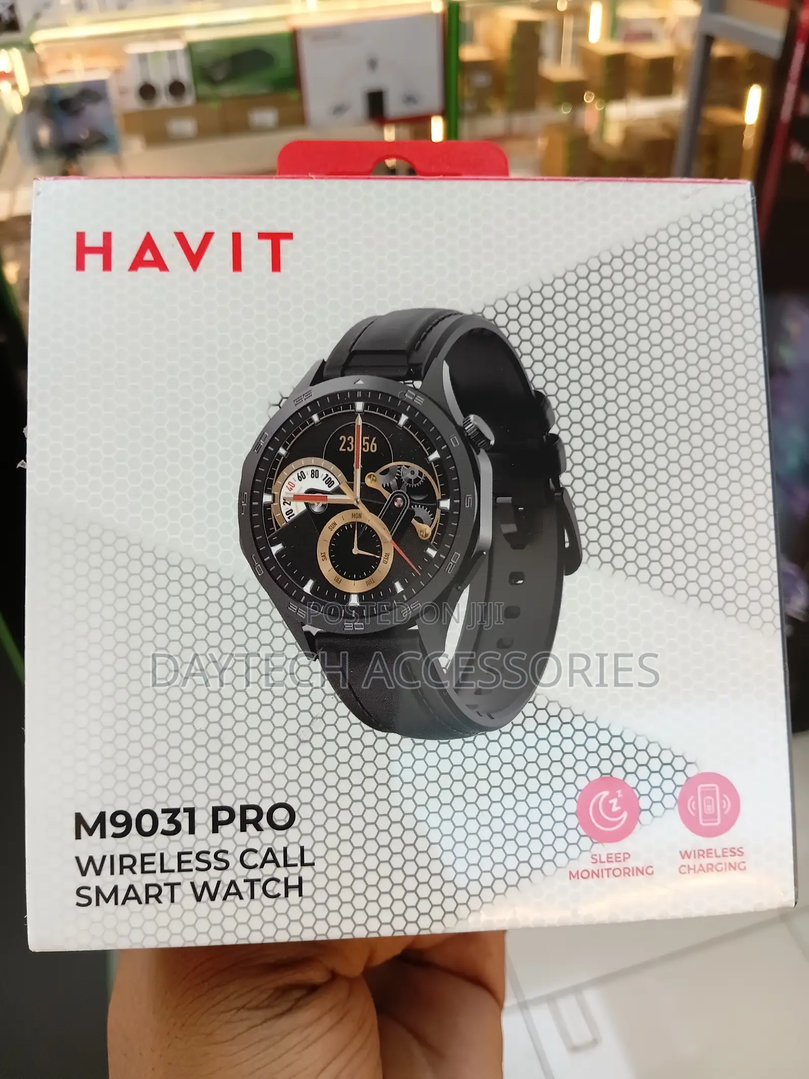 Havit M9031 Pro 1.43" AMOLED Screen AI-Powered Assistance.