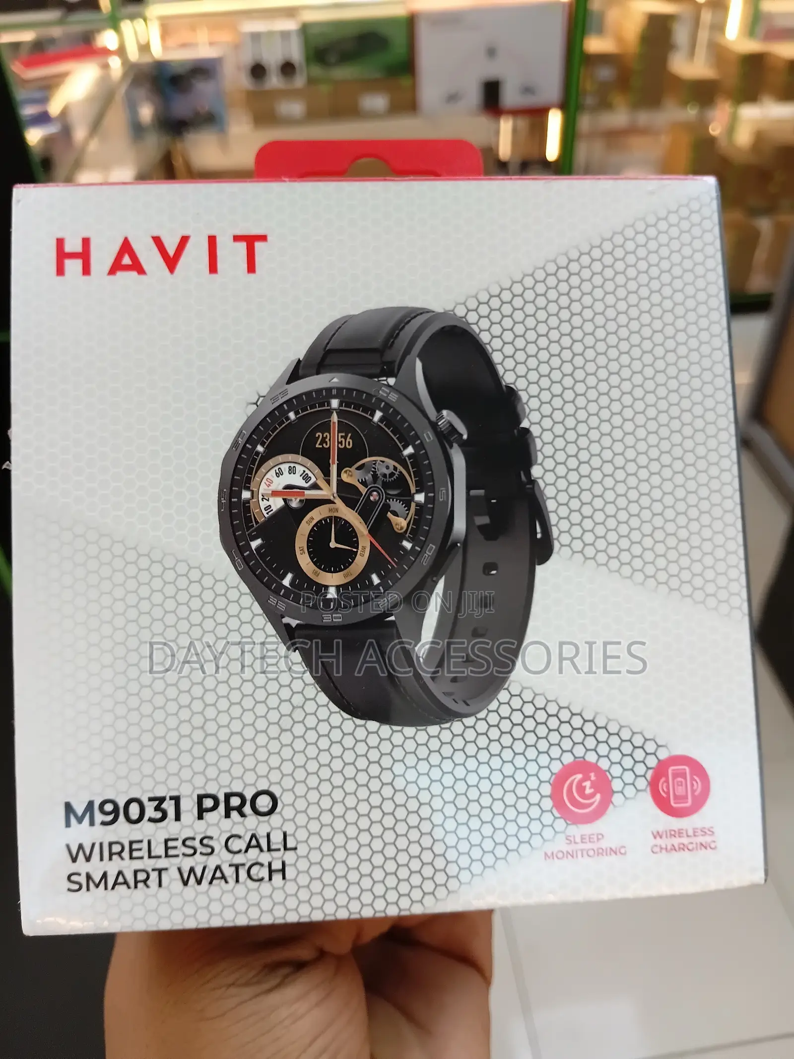 Havit M9031 Pro 1.43" AMOLED Screen AI-Powered Assistance.