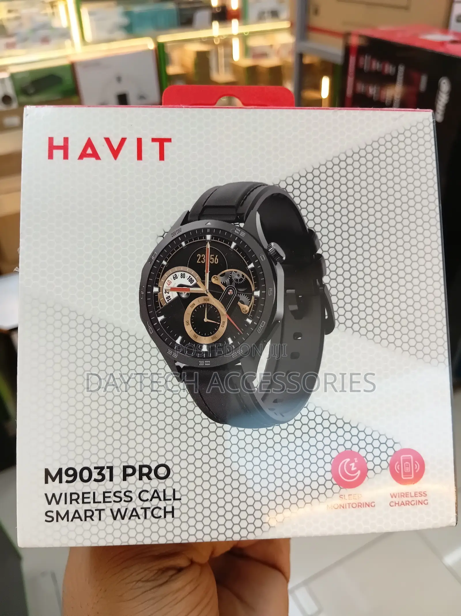Havit M9031 Pro 1.43" AMOLED Screen AI-Powered Assistance.