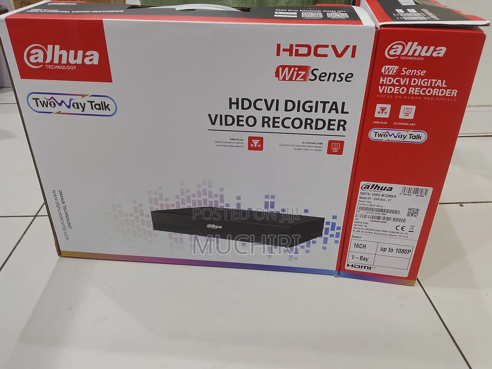 Dahua 16ch H.265 DVR for CCTV Cameras With Audio Function