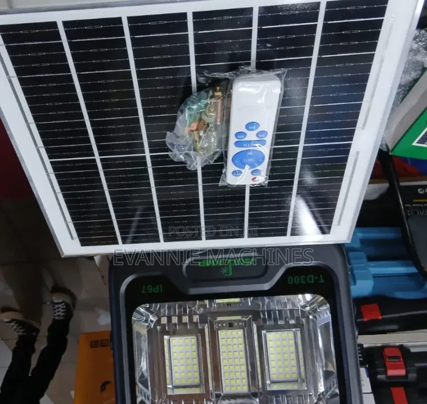 300W Solar With LED Floodlight