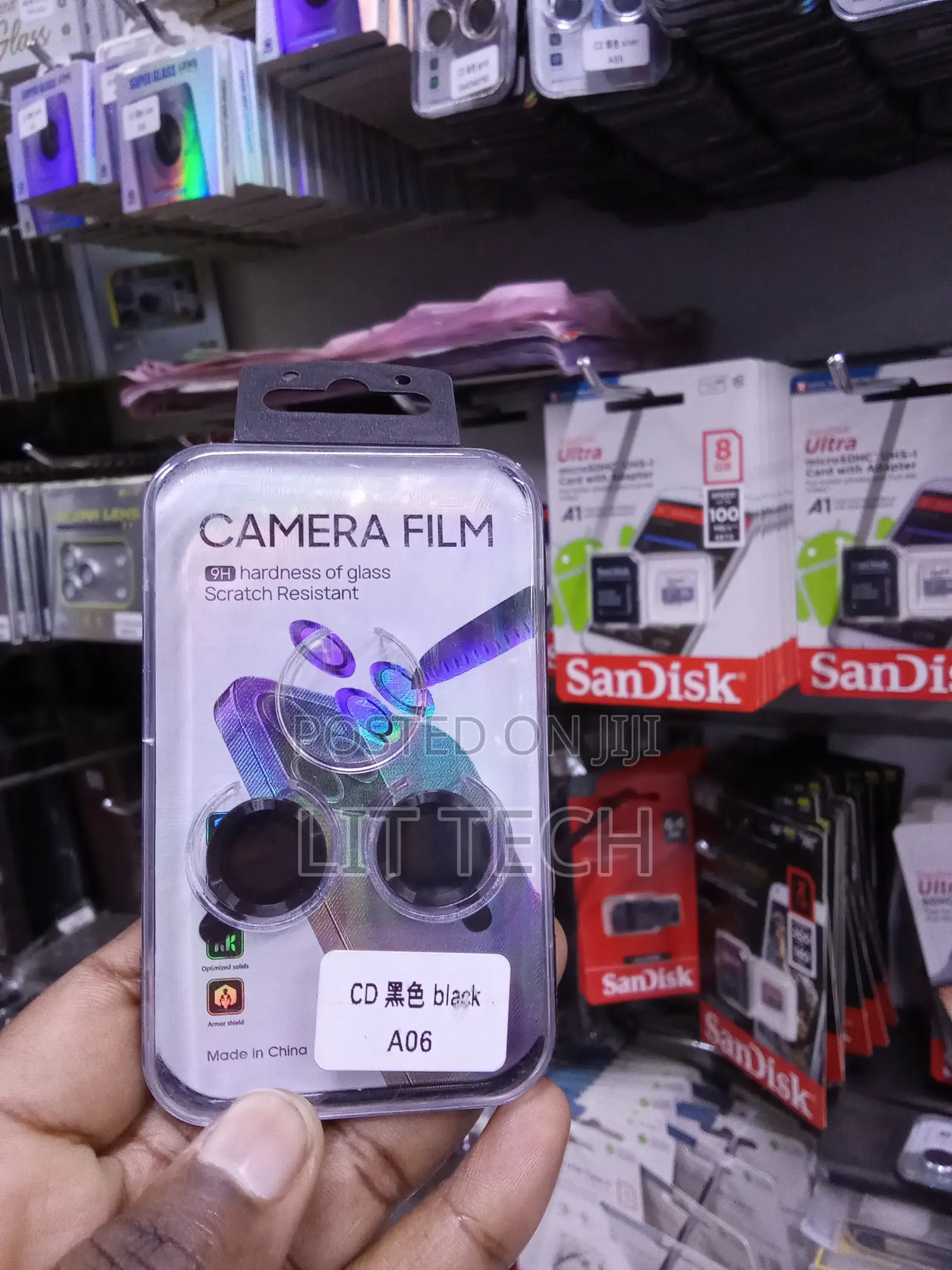 Tempered Glass Camera Lens Protector Designed for Samsung Galaxy A06