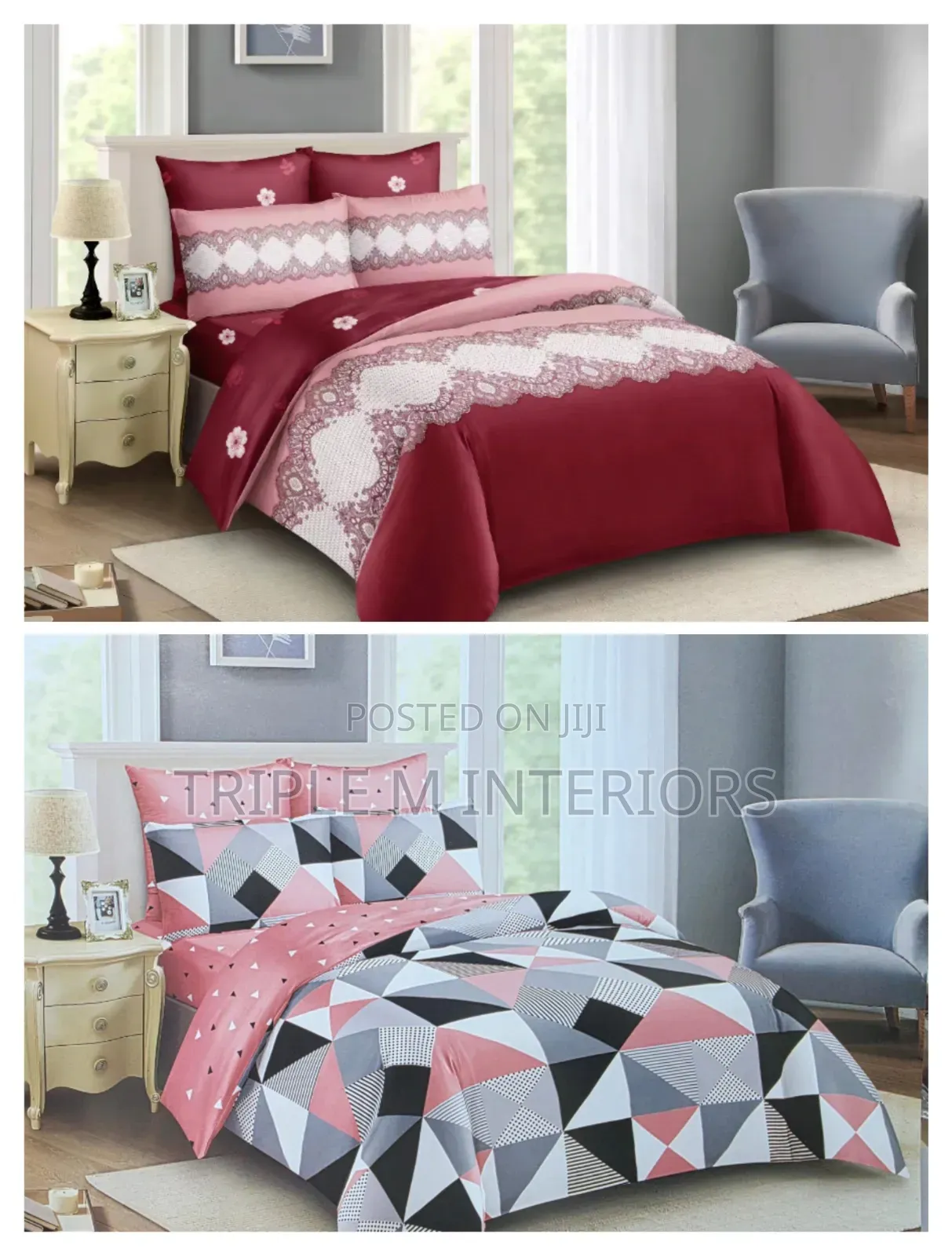 5 by 6 Duvet Sets -2 Pillowcase, 1 Duvet,1 Bedsheet