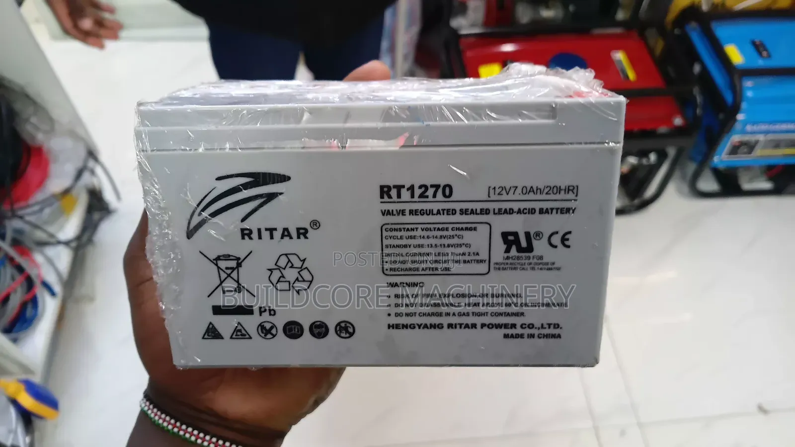 7Ah 12v Ritar 20HR Battery/Ups Backup