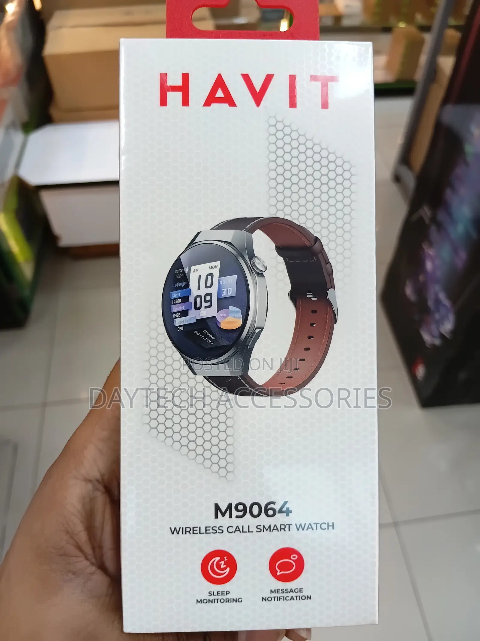 Havit M9064 Wireless Call Smartwatch 1.46-Inch TFT HD Screen.