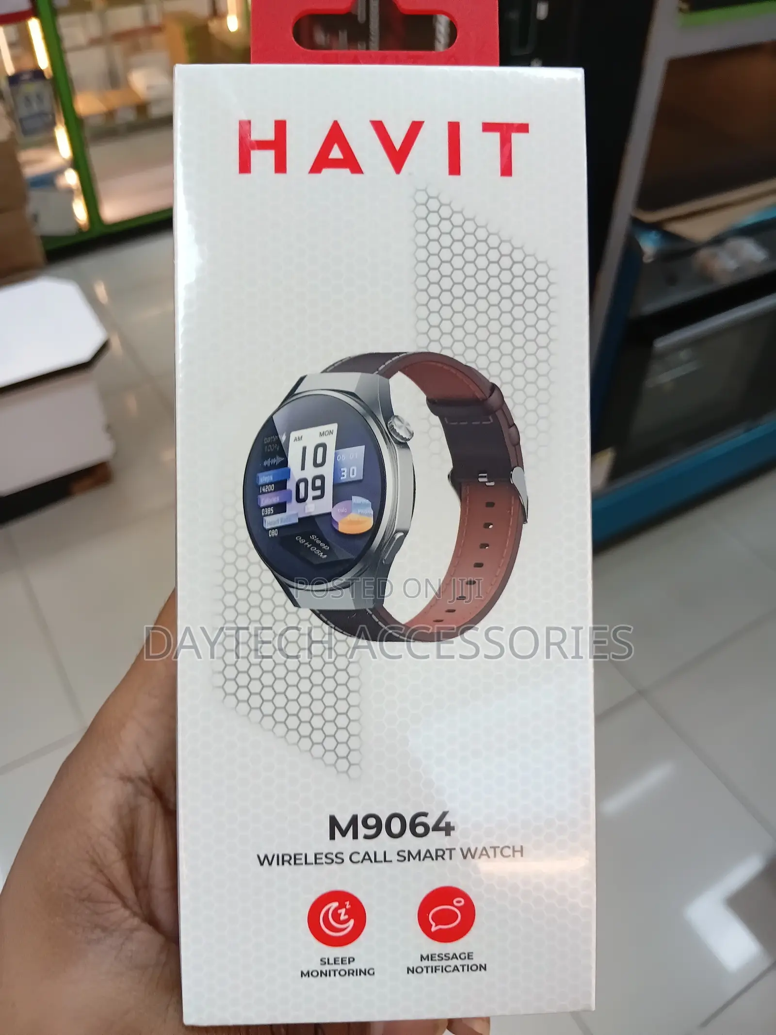Havit M9064 Wireless Call Smartwatch 1.46-Inch TFT HD Screen.