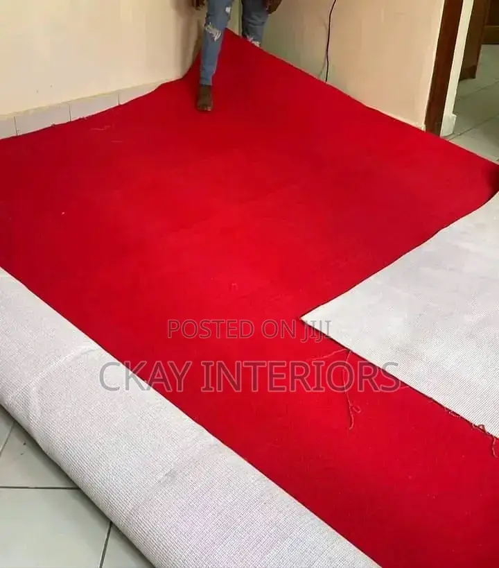 Red Floor Delta 4mm Wall to Wall Carpets