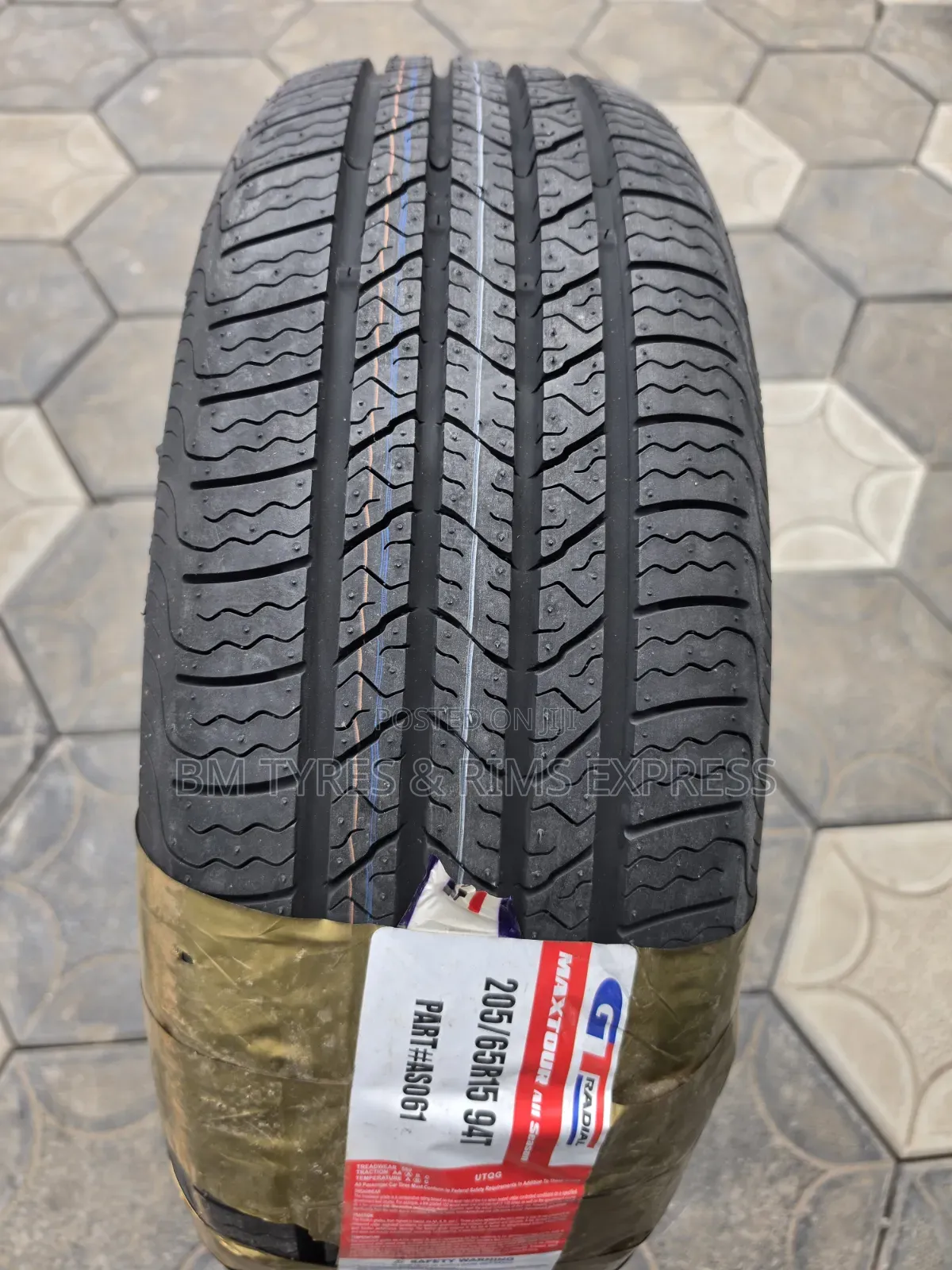 205 /65 R15 GT TYRES (Indonesia)