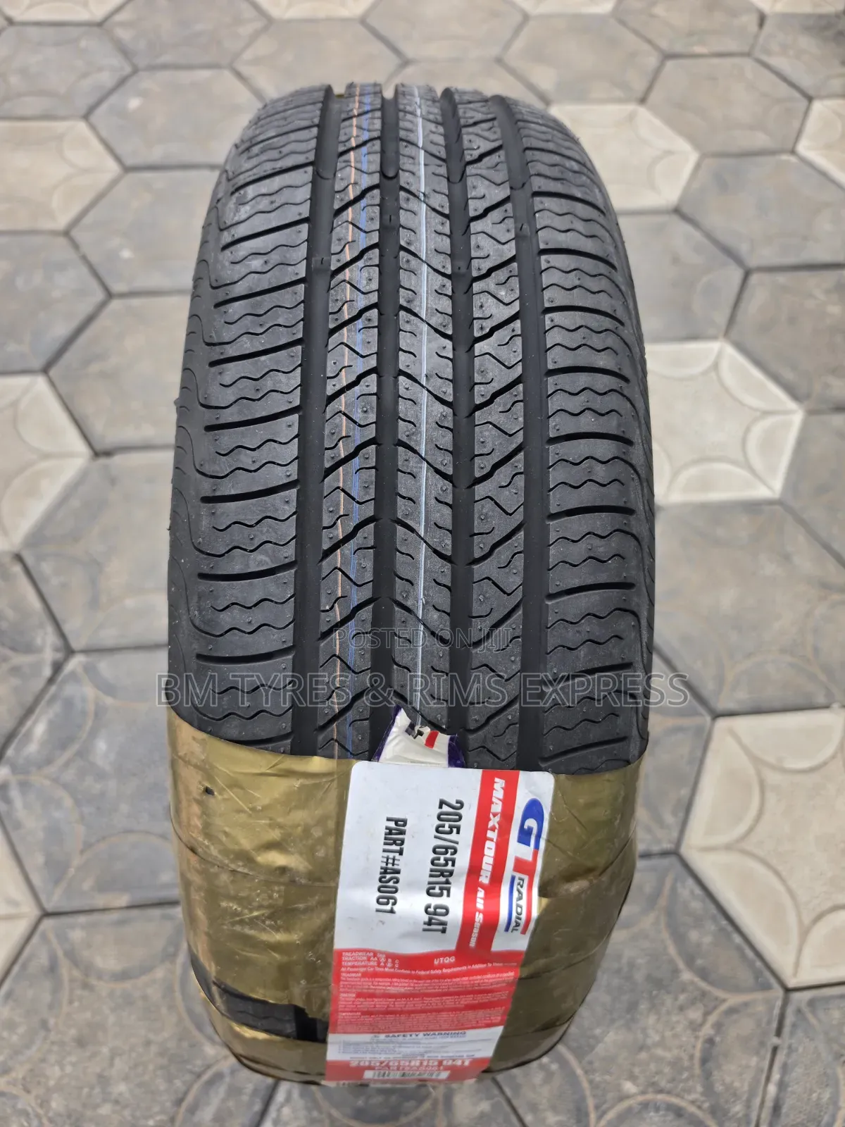 205 /65 R15 GT TYRES (Indonesia)