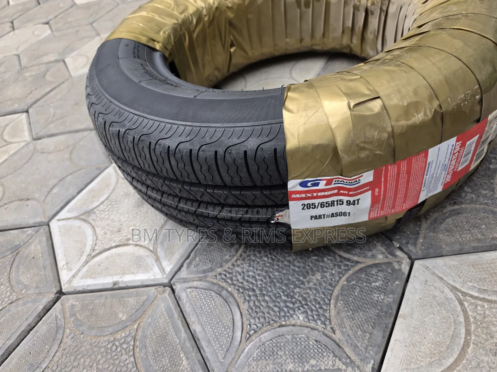 205 /65 R15 GT TYRES (Indonesia)