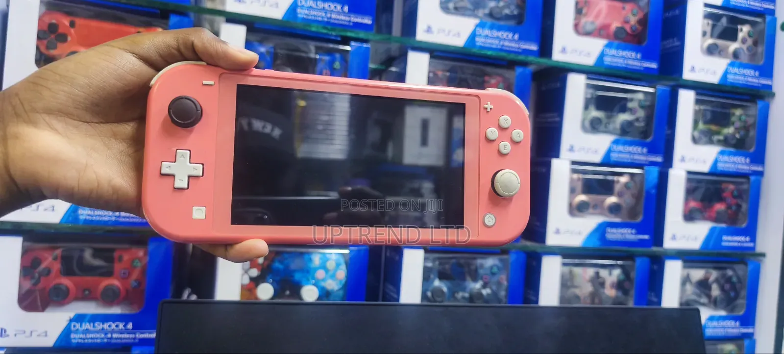 Greay Custom / Pink Nintendo Switch Like Ex Uk