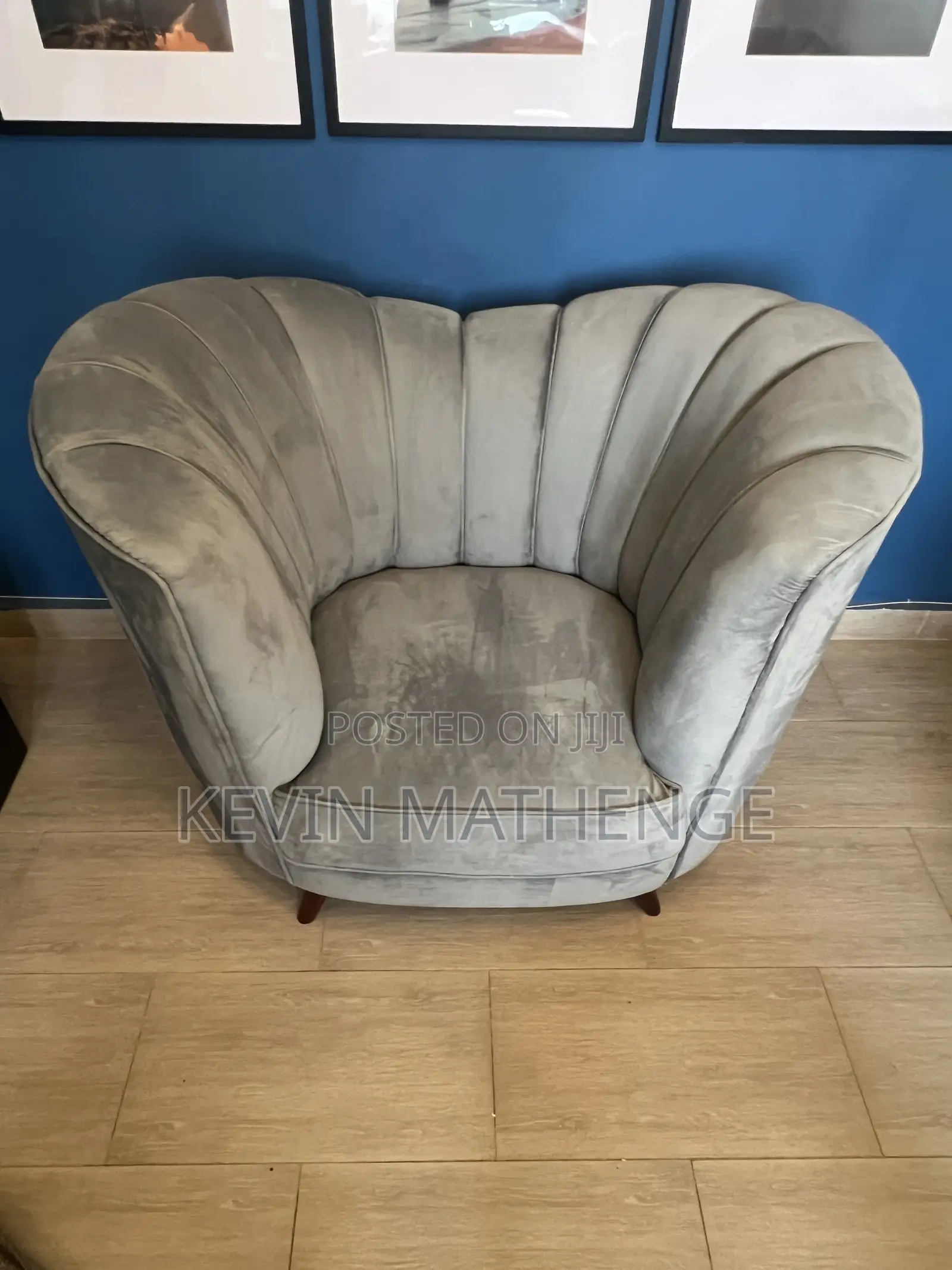Gray Armchair/Accent Chair