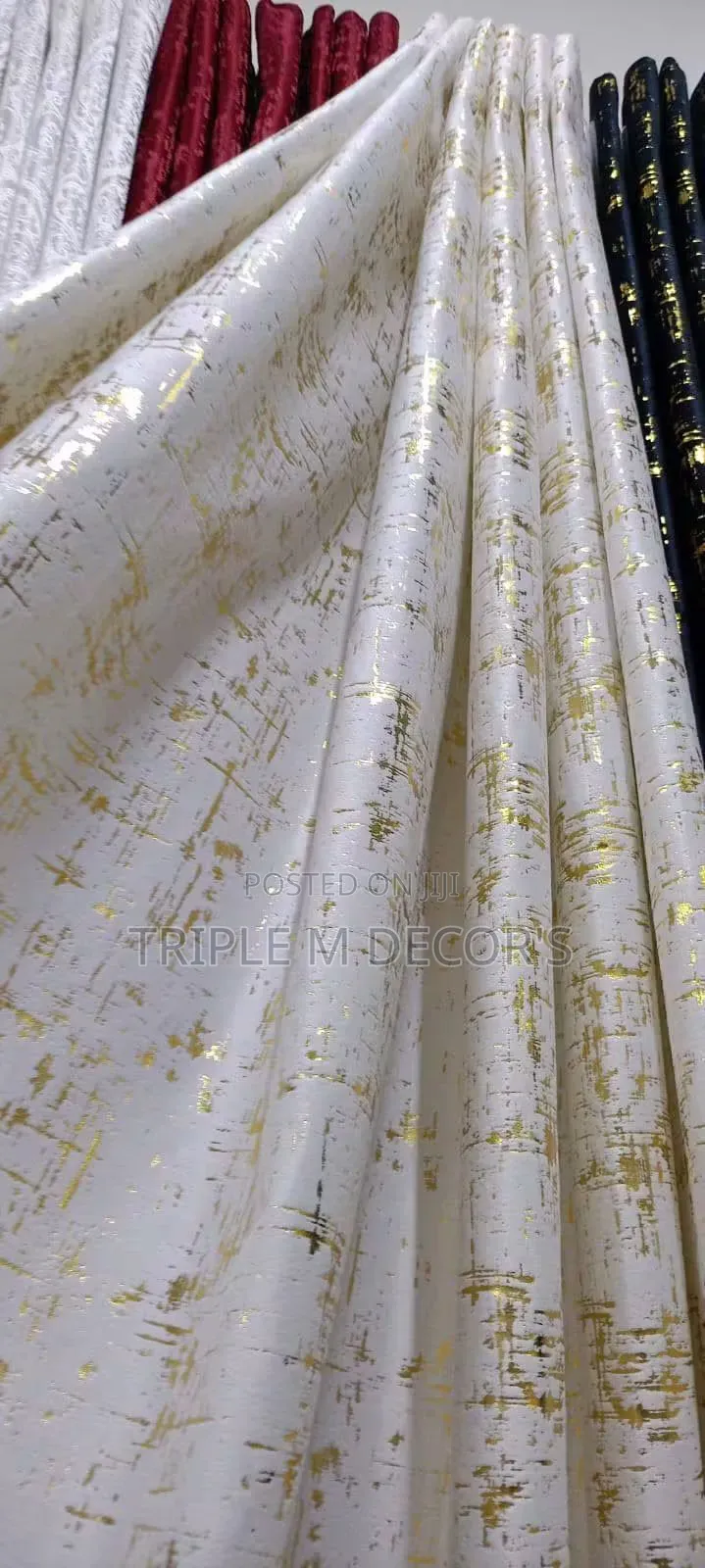 High Quality Stitched Velvet Curtains Per Meter