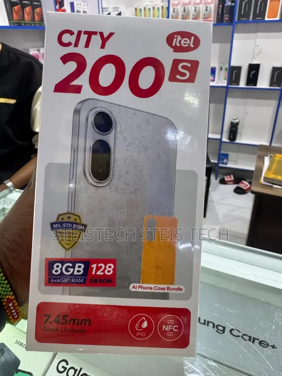 New Itel City 200 128 GB Black