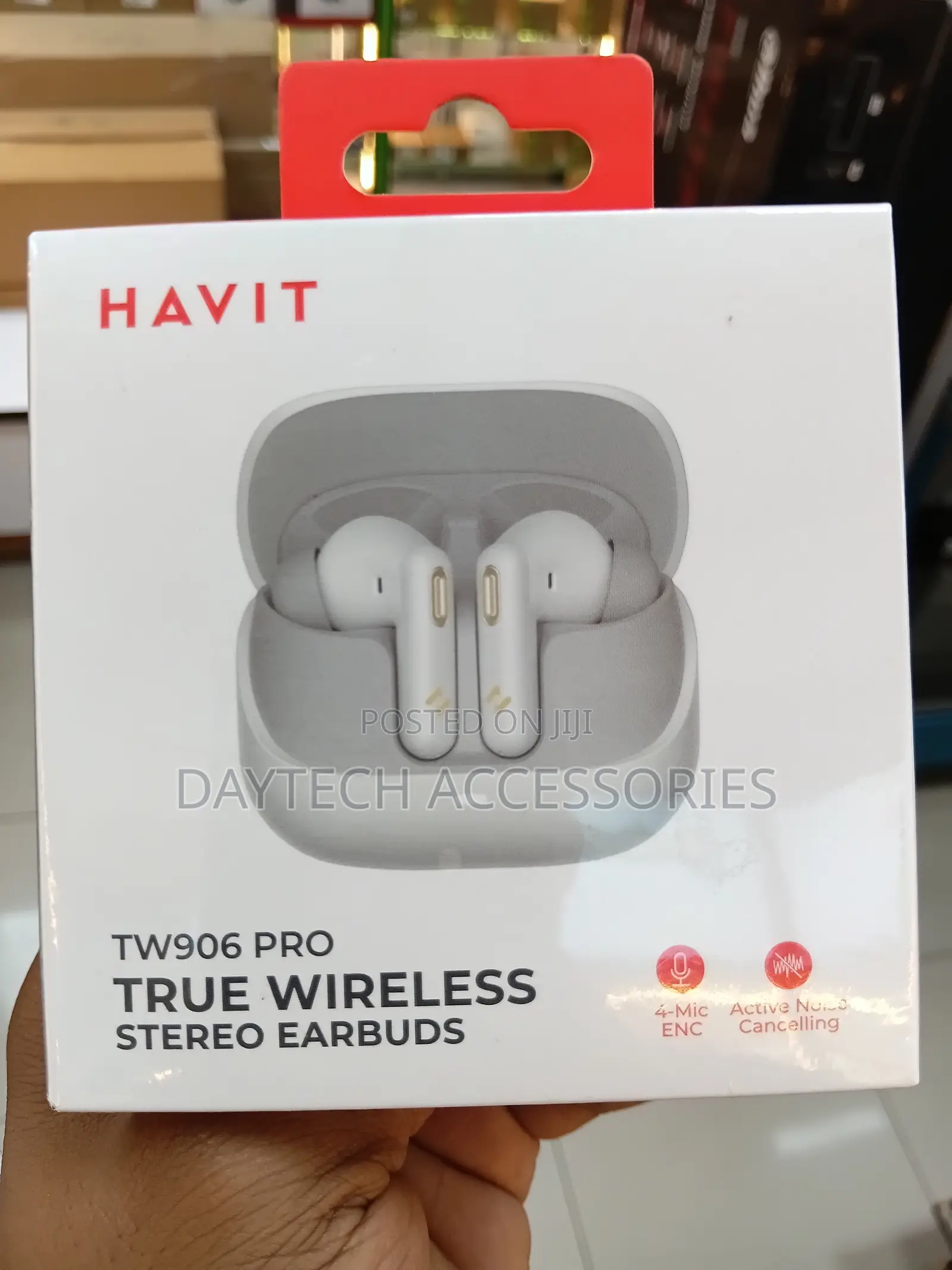 HAVIT TW906 PRO ANC True Wireless Earbuds - White