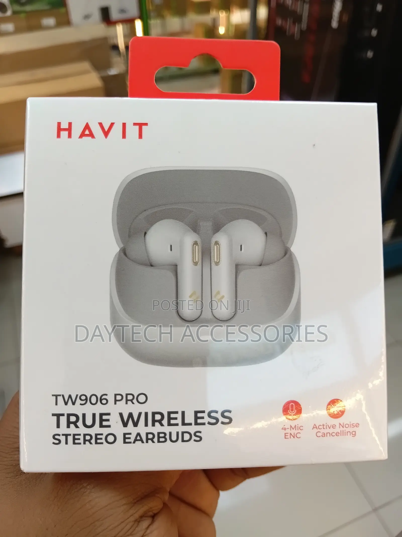 HAVIT TW906 PRO ANC True Wireless Earbuds - White