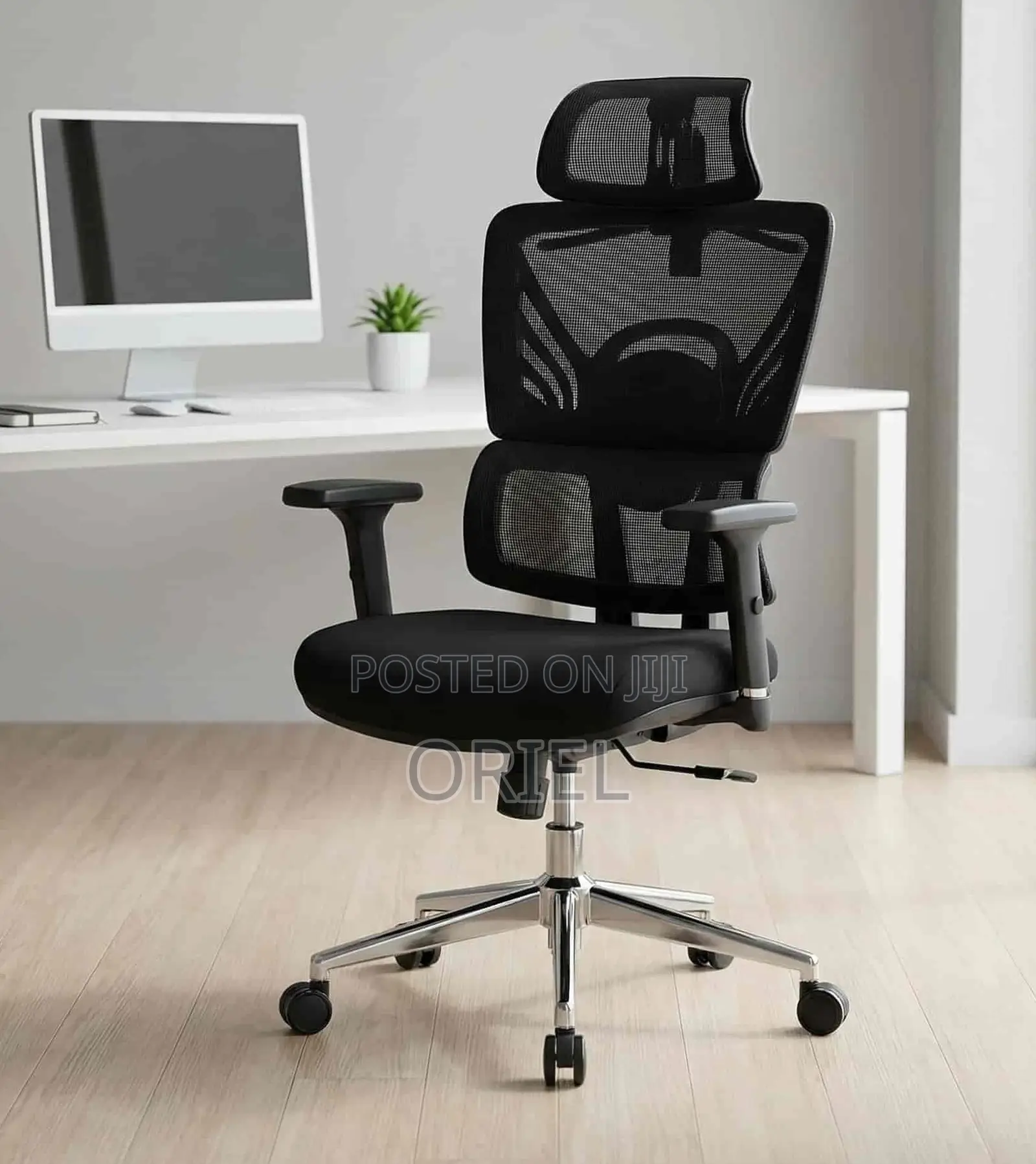 Modern HighBack Mesh OfficeChair – Ergonomic Breathable Work Seat
