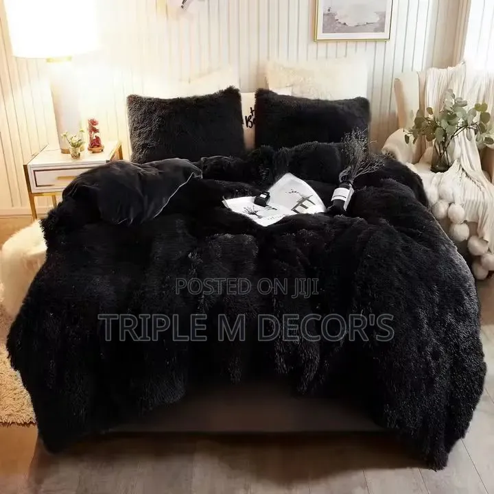 Brown Black Warm Soft Fluffy Duvet 6*7