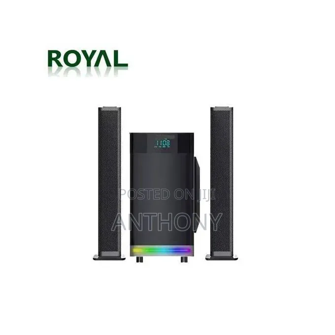 Royal R902 2.1CH Sound System 65W Deep Bass