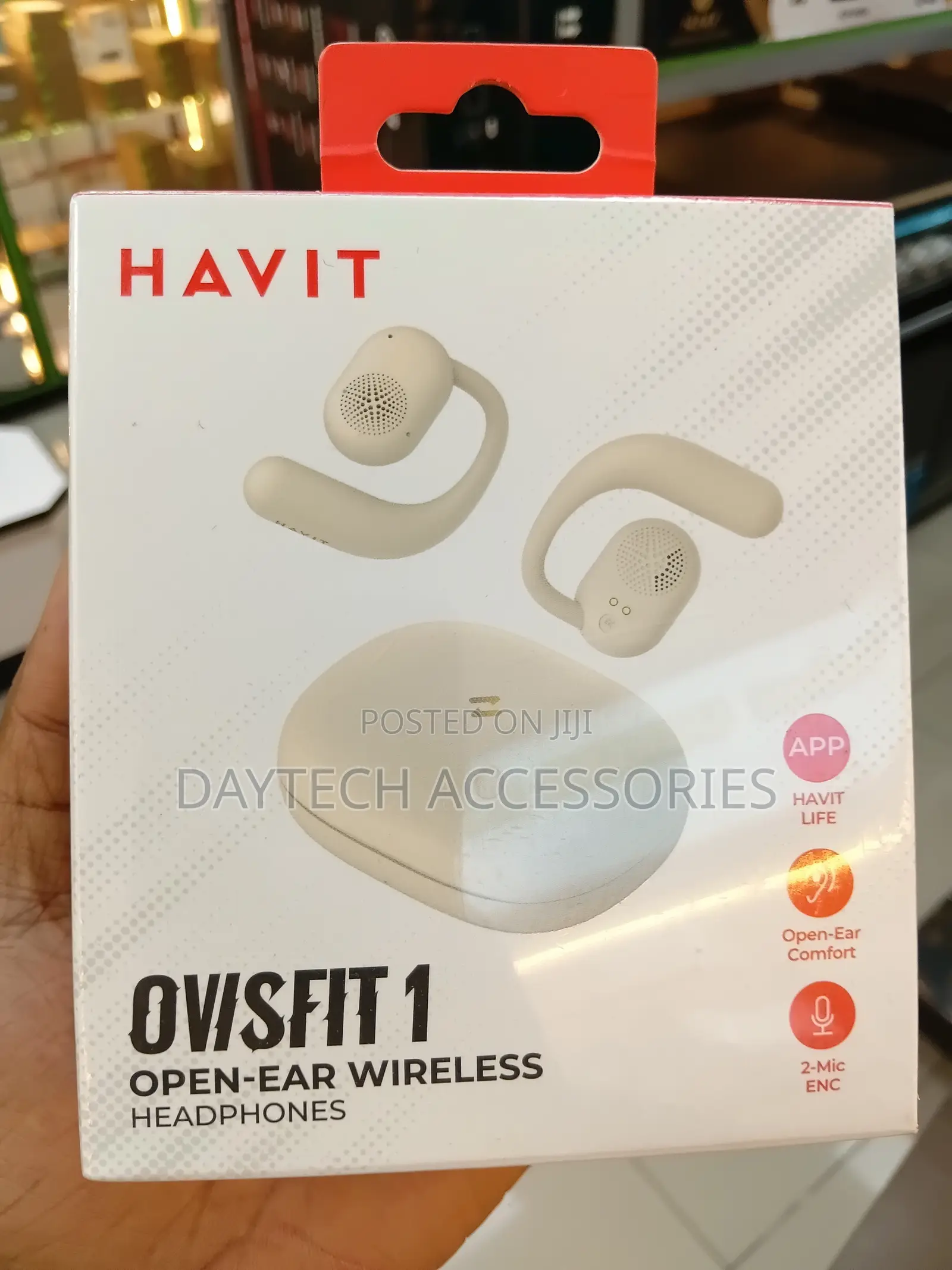 Havit OSW-914 Owsfit 1 Open Ear Bluetooth Headphones - Black