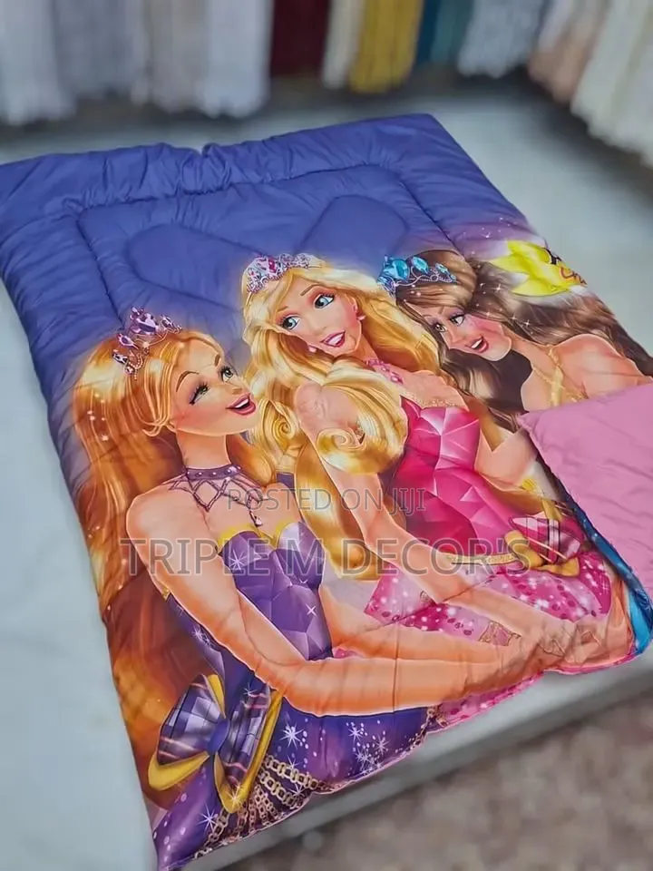 Frozen / Cinderella Kids Bedroom Cartoon Duvet 4x6