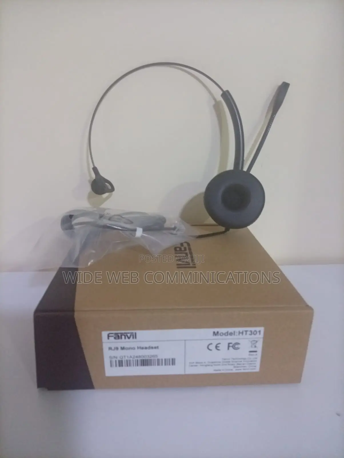 Fanvil RJ9 Mono Headset HT301