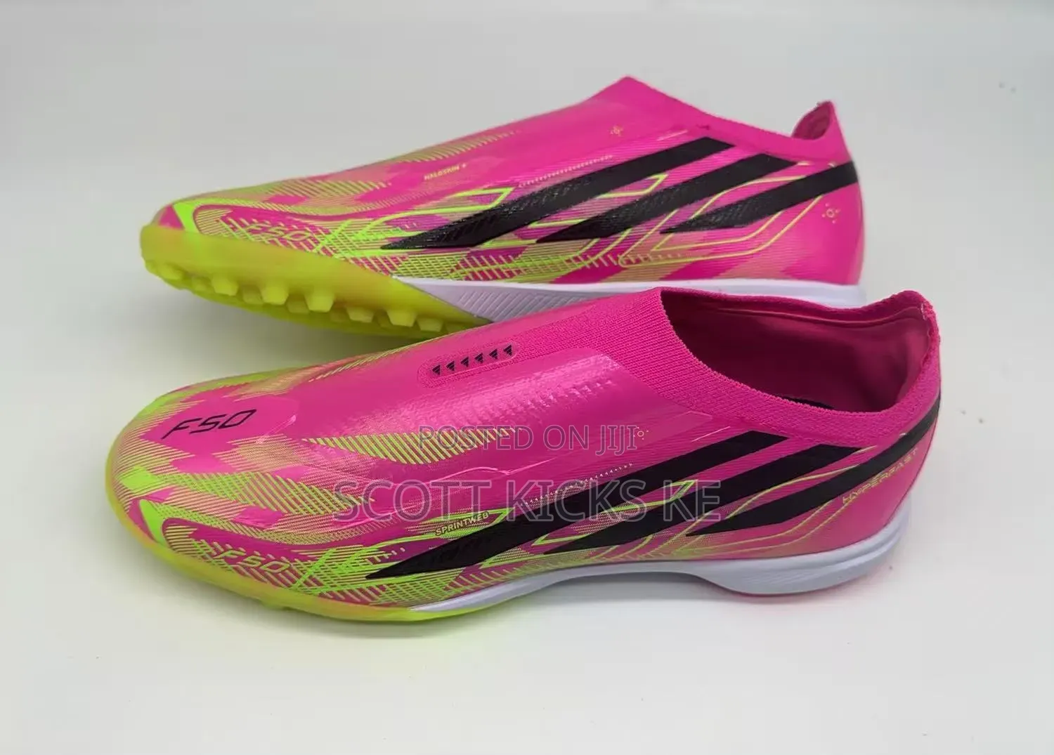 Adidas F50 Hyperfast Pro Laceless Trainers