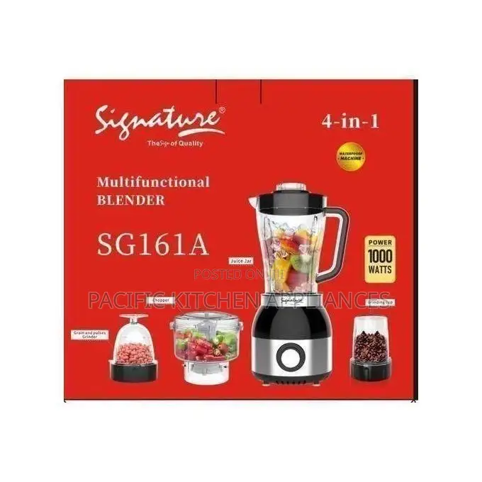 Signature Unbreakable Multifunctional 4 in 1 Blender,