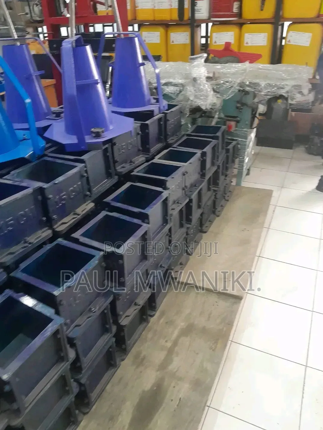Premium 150mm Concrete Cube Test Moulds – Plastic Metallic