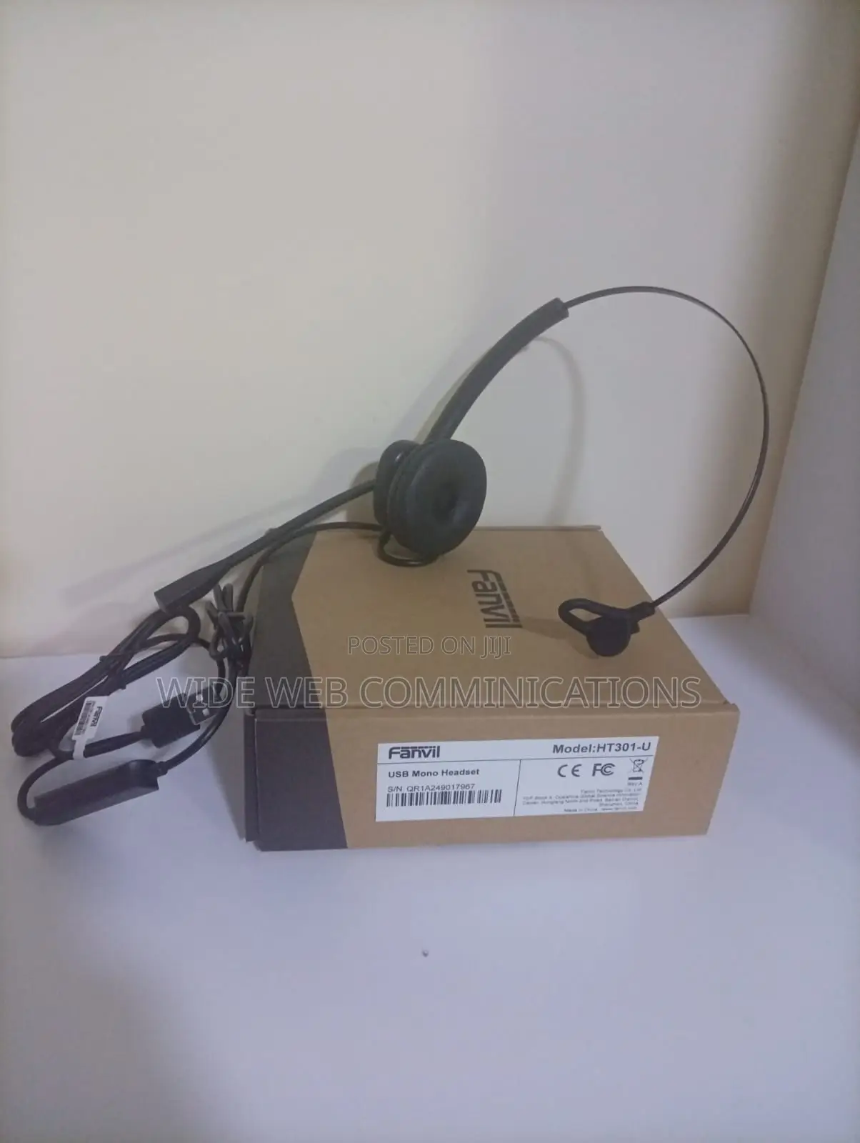 Fanvil USB Mono Headset HT301U