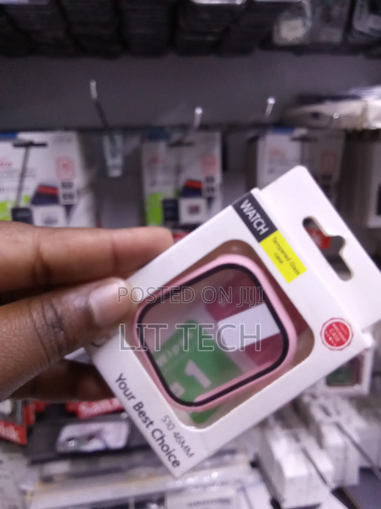 All-in-One Tempered Glass Bumper Case for Apple Watch Series 10 46mm
