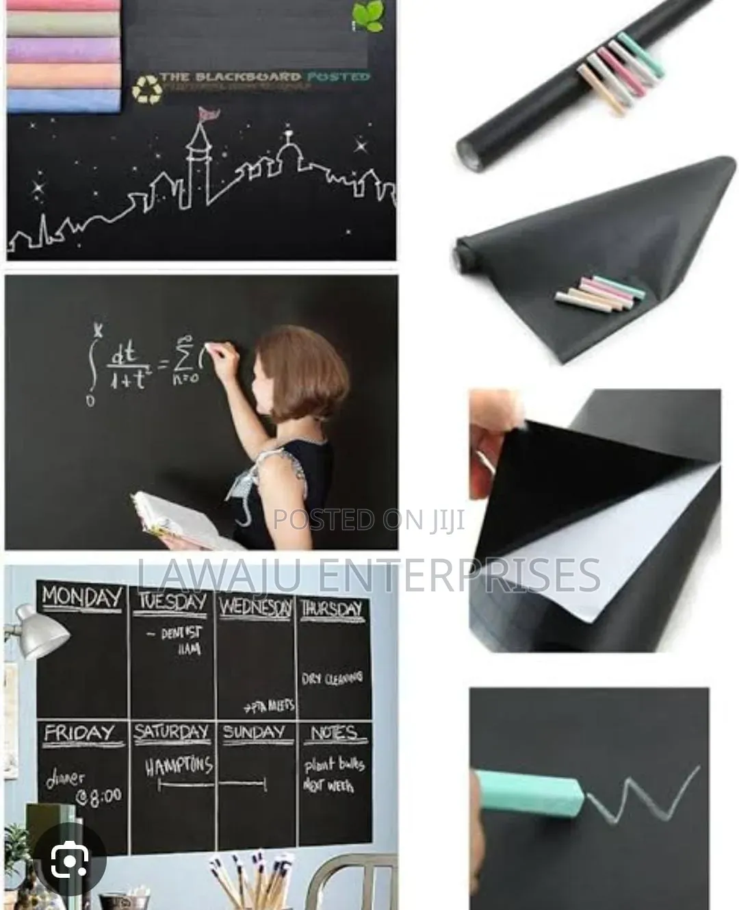 Adhesive Blackboard Paper