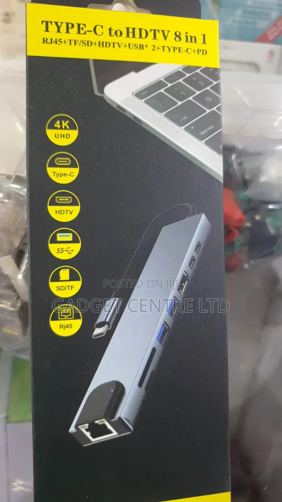 Type C to HDTV 8 in 1 Adapter