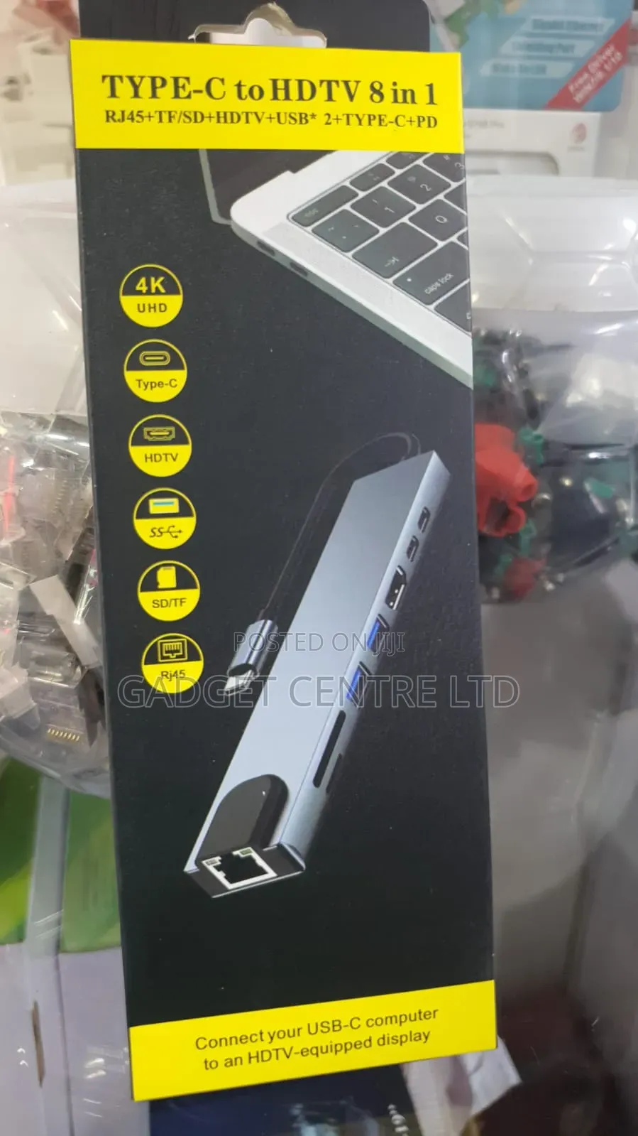 Type C to HDTV 8 in 1 Adapter