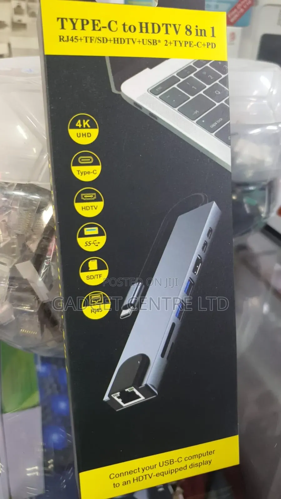 Type C to HDTV 8 in 1 Adapter