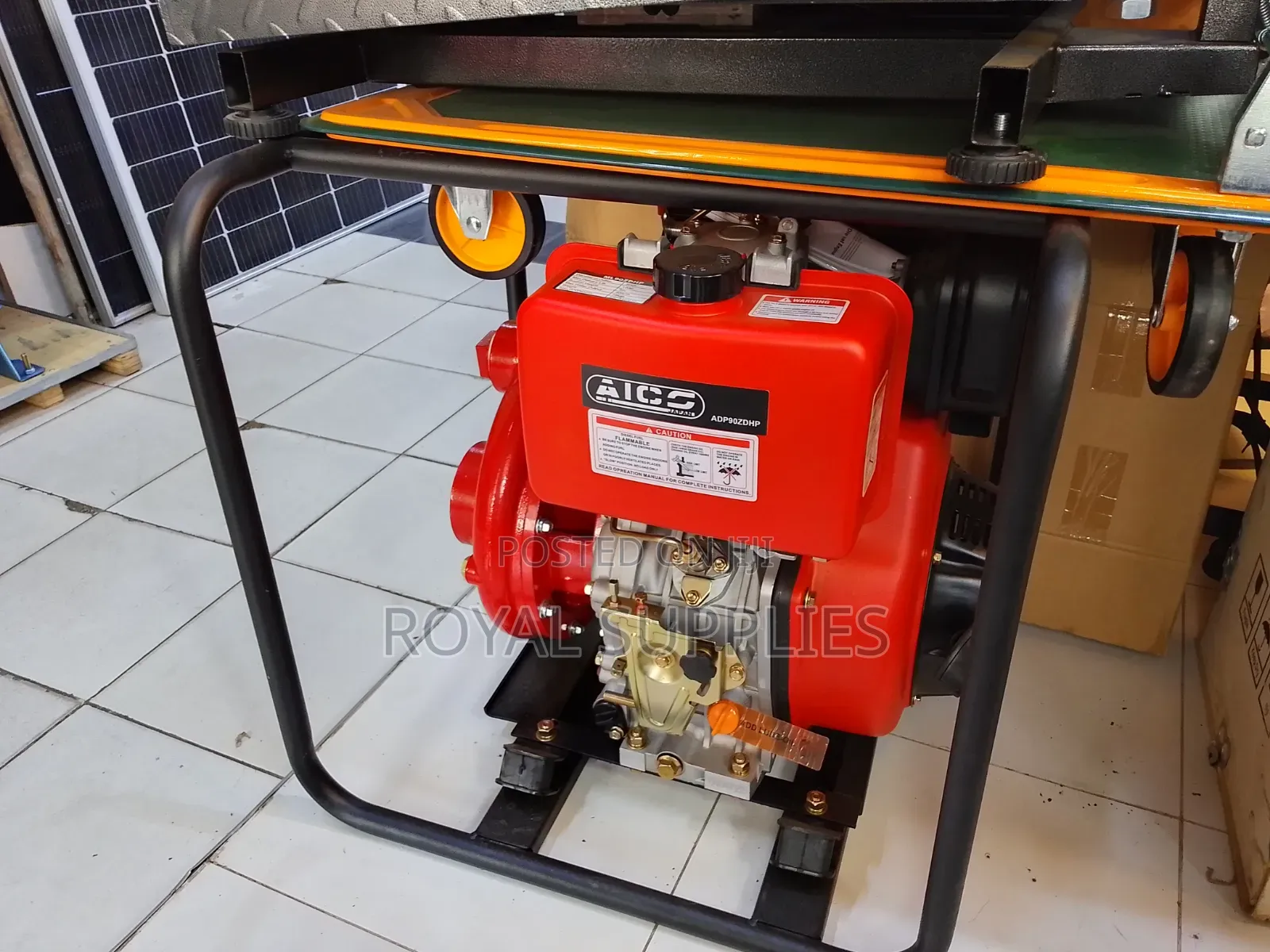 3" Diesel High Pressure Water Pump 16hp 100m Head