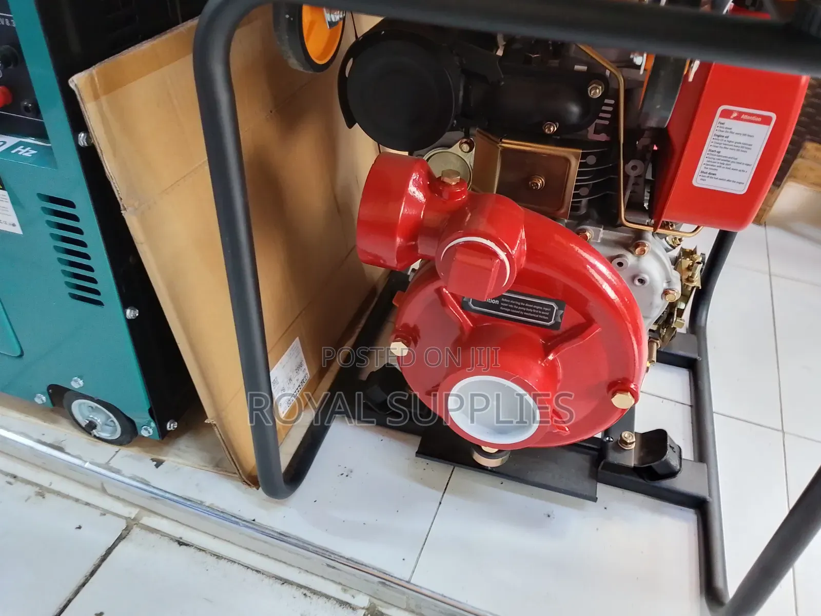 3" Diesel High Pressure Water Pump 16hp 100m Head