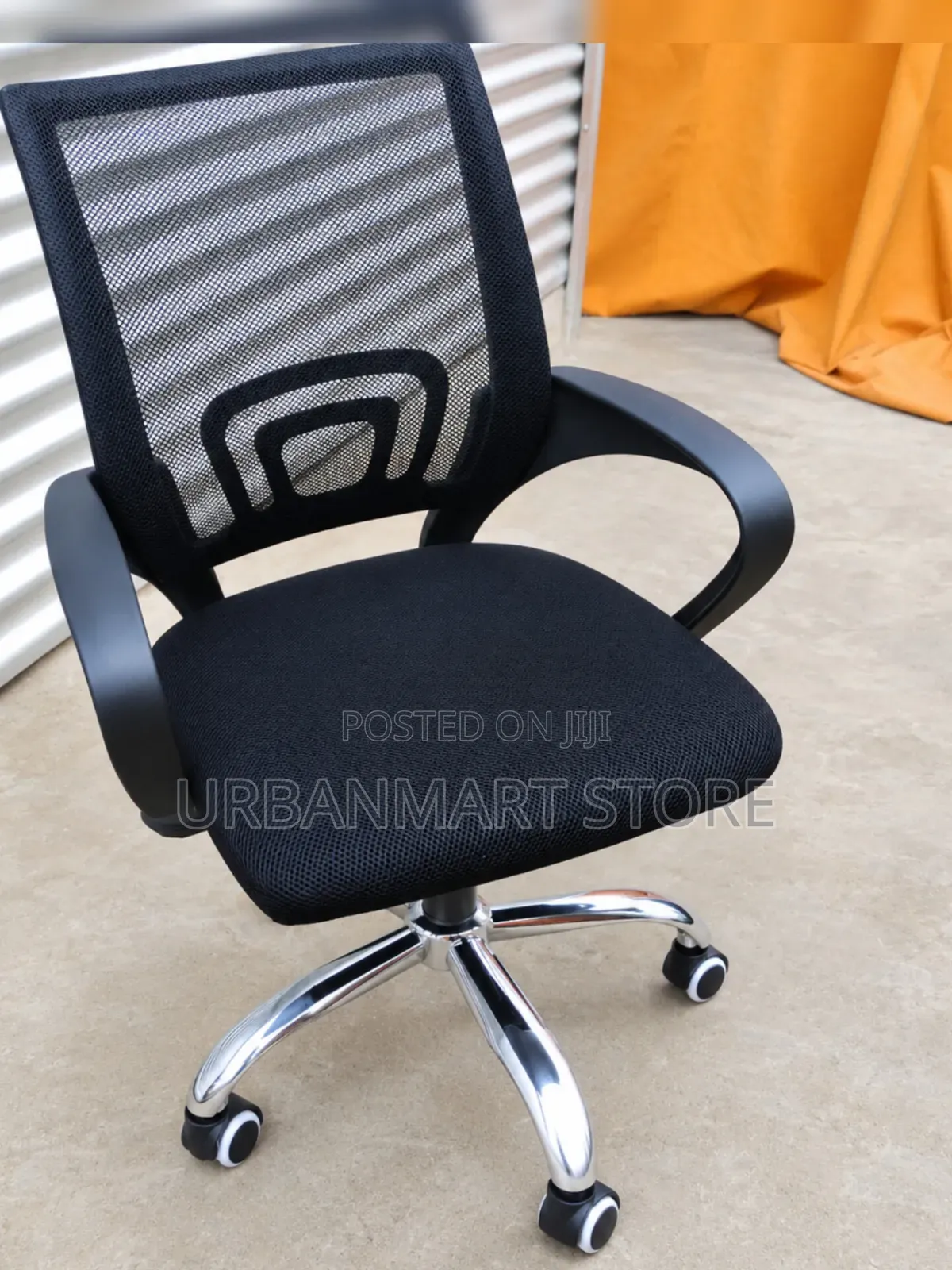 Secretariat Office Chair With Adjustable Height, 360° Spinning Wheel