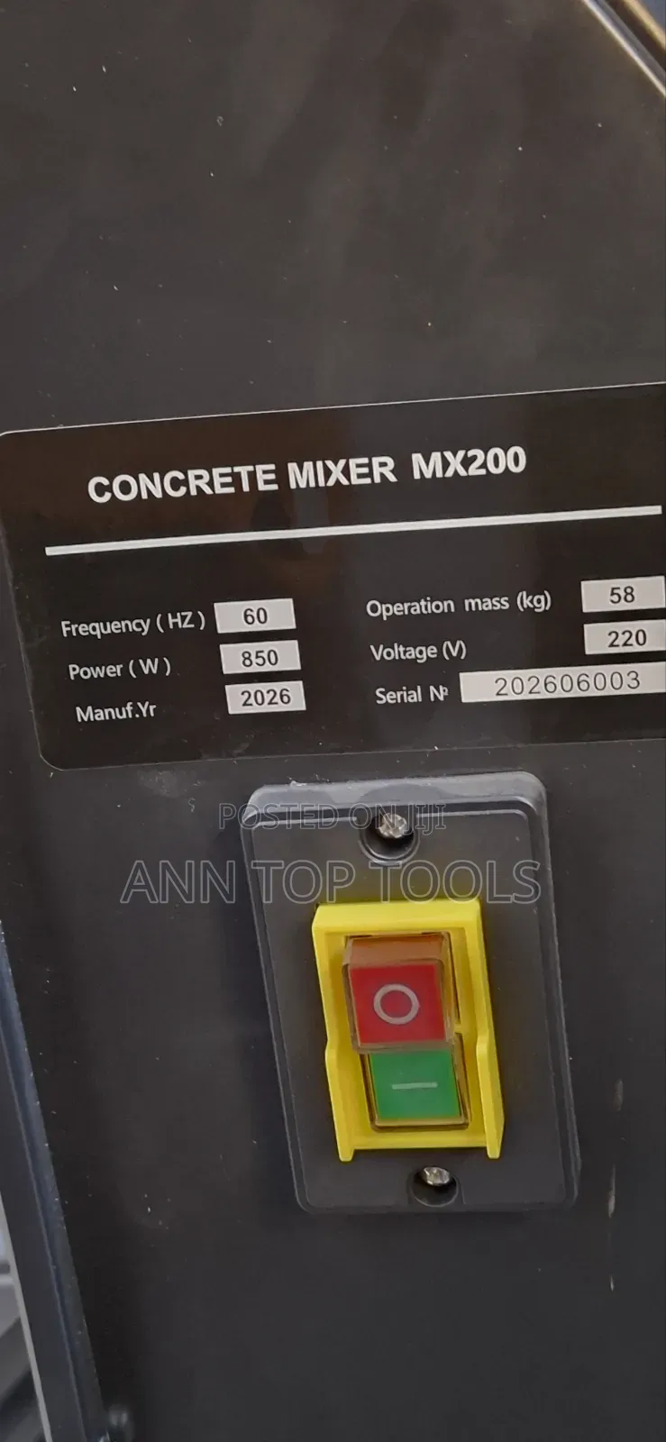 200 Litres Pacwell Concrete Mixer