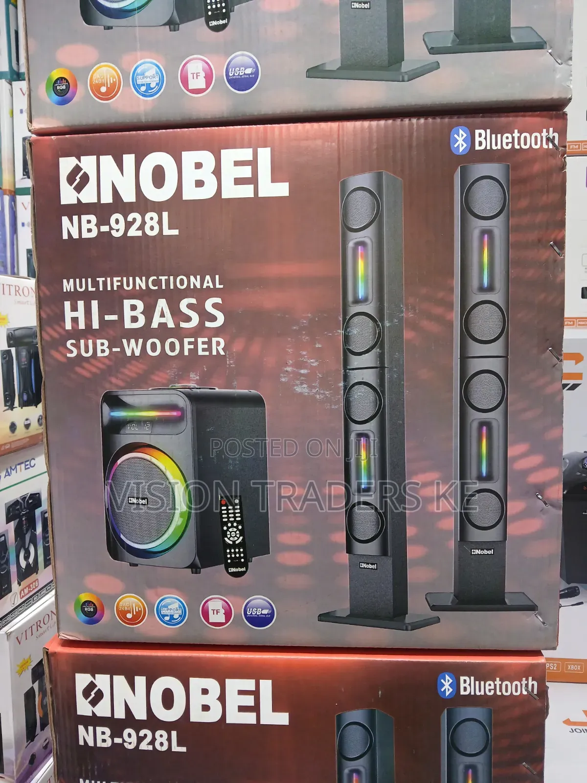 Nobel NB-928L 2.1Ch Hi-Bass Home Theatre System Sub-Woofer