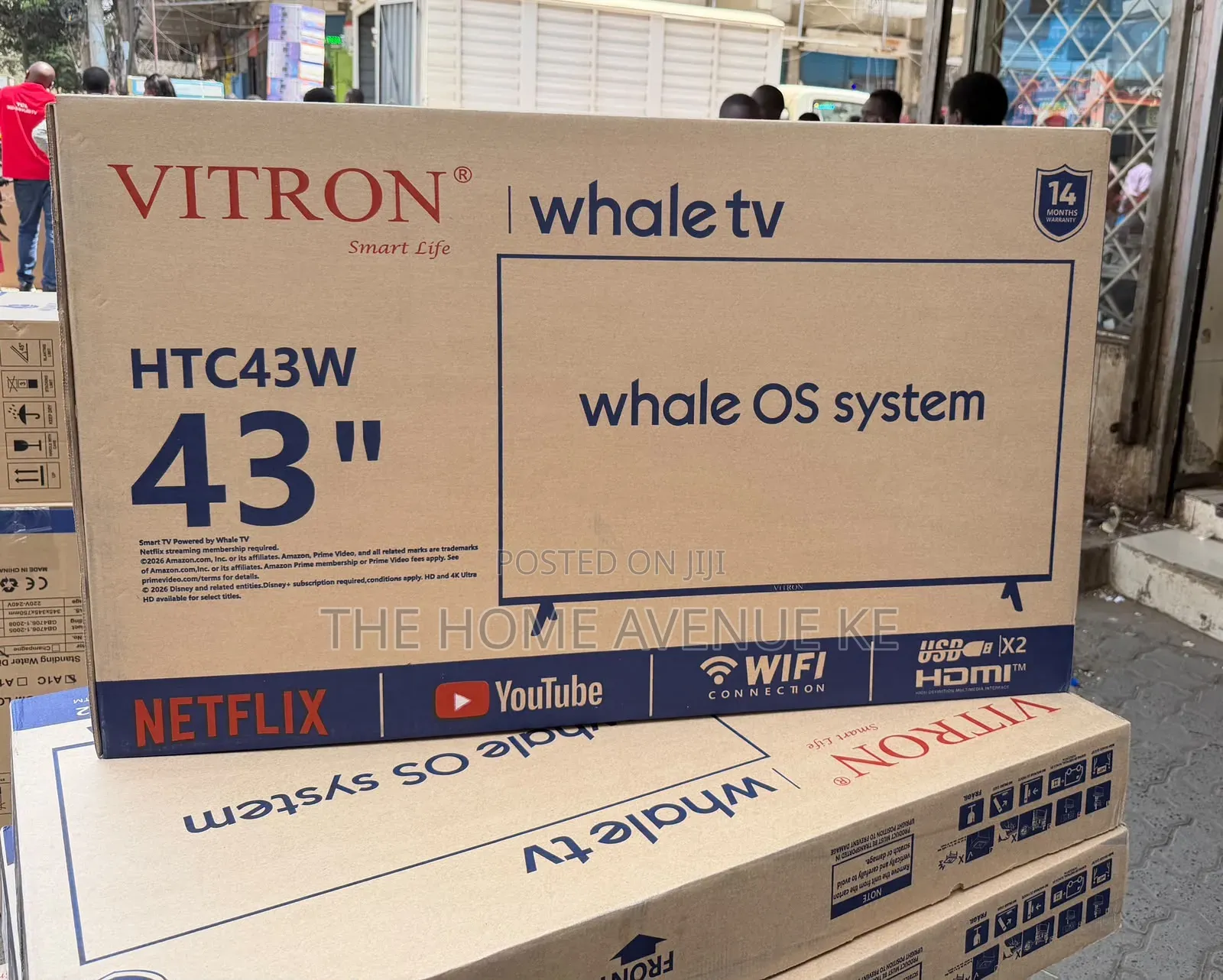 Vitron 43 Inches Whale OS System QLED TV
