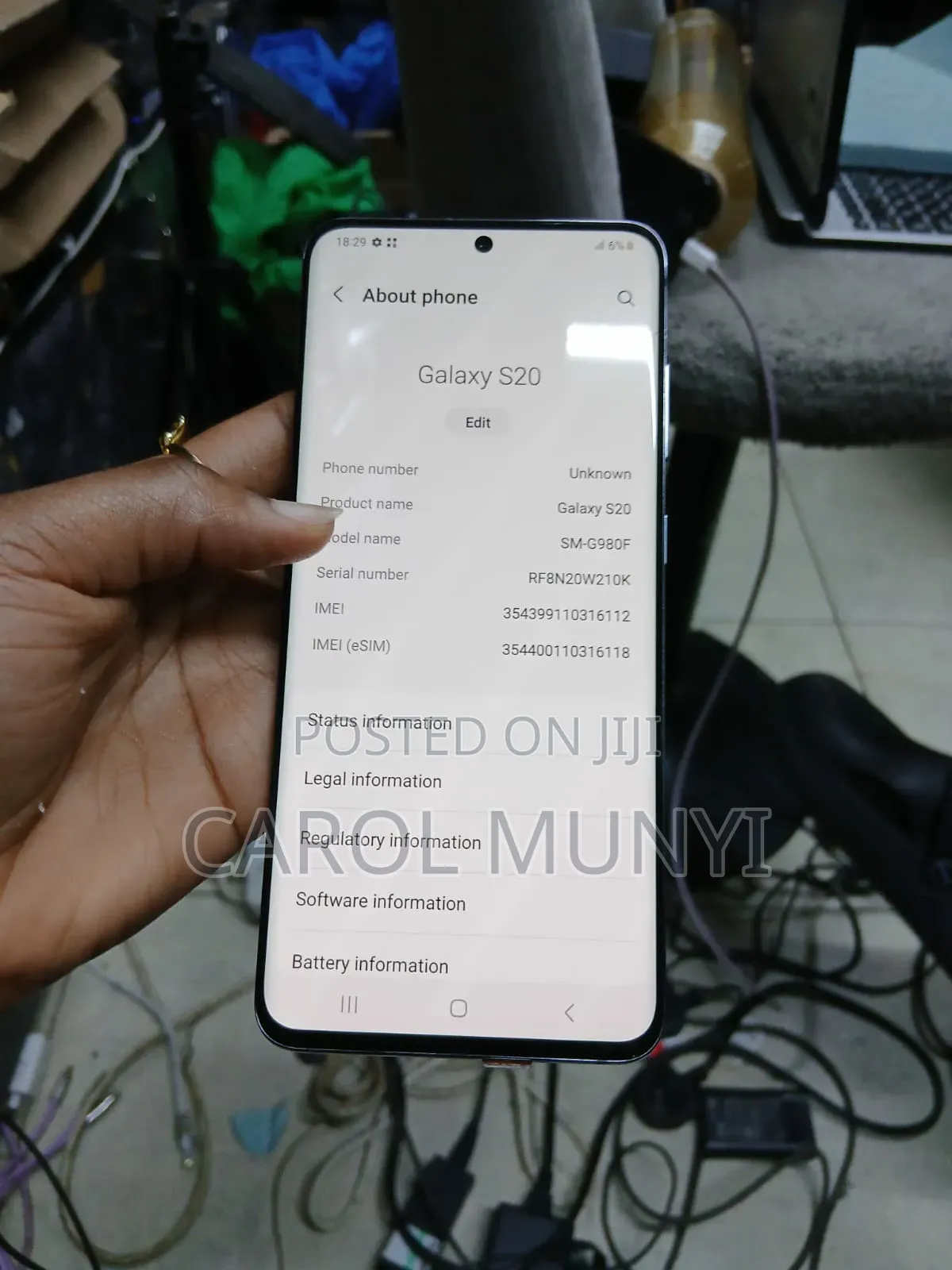 Samsung Galaxy S20 128 GB Black
