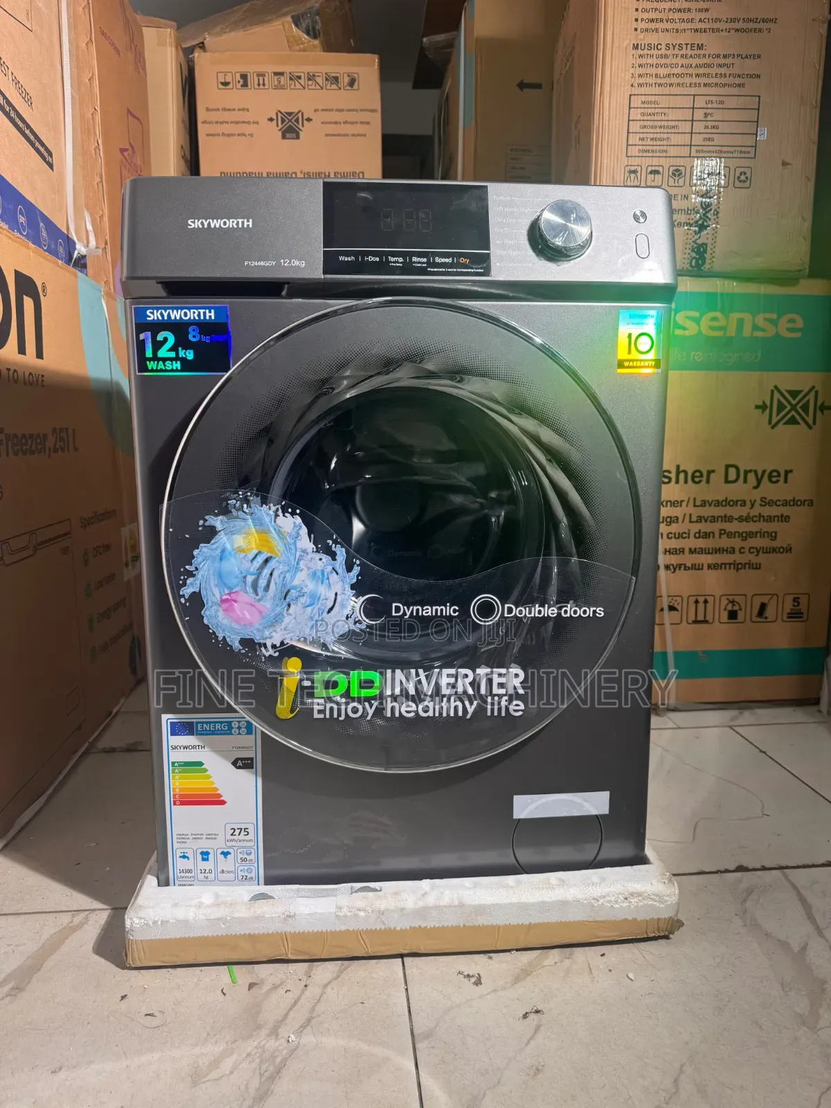 Skyworth Washing and Drying Machine 12/8kg