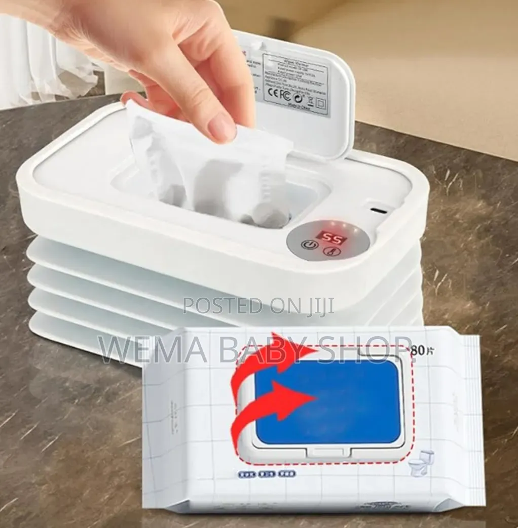 Foldable/Portable/Collapsible Baby Digital Wipes Warmer and Dispenser