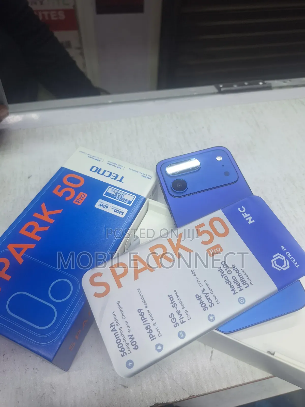 New Tecno Spark 50 Pro 256 GB Blue